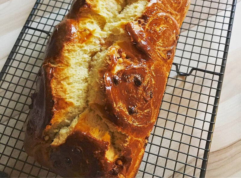 brioche aux billes de chocolat Caramélia