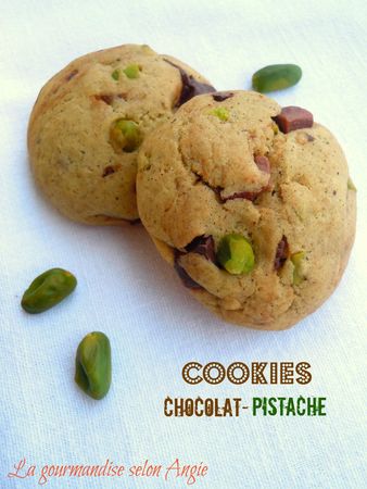 cookies chocolat pistaches