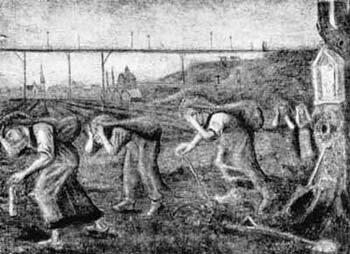 Dessin Van Gogh - The bearers of the burden