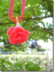 pendentif rose rouge2