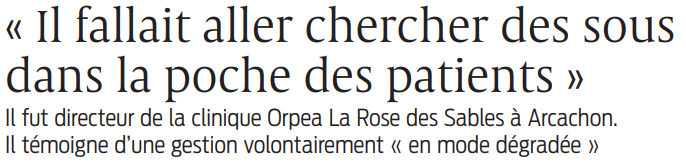 2022 03 30 SO Il fallait aller chercher des sous dans la poche des patients