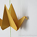 À l'origami...