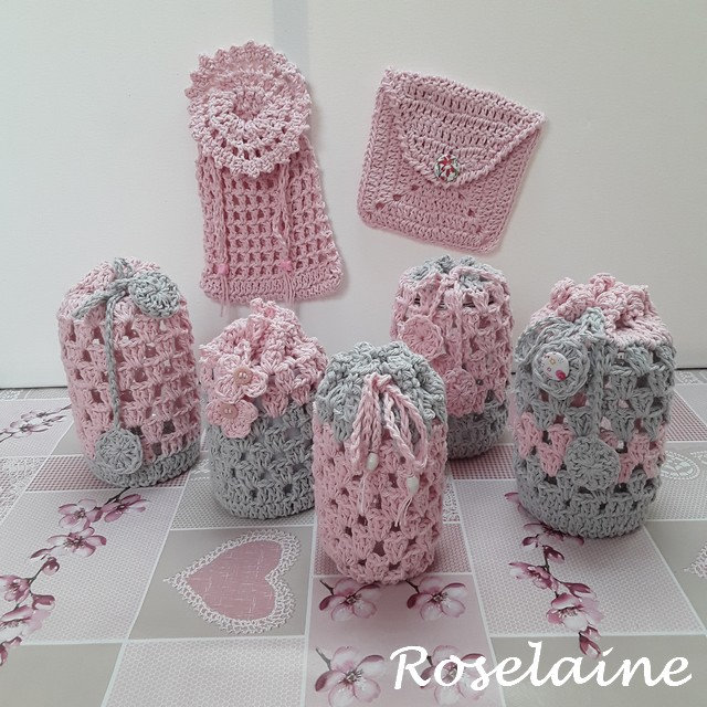 Octobre Rose 2023 crochet pochette 1