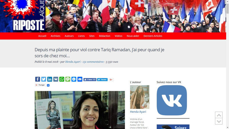 HendaAyariRiposteLaique