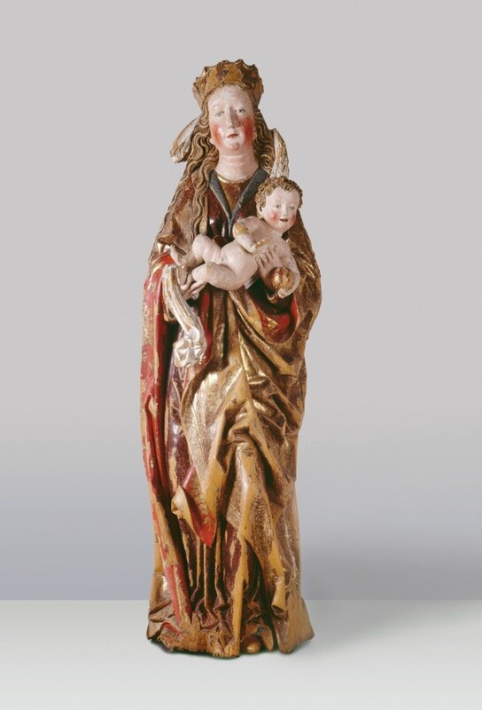 Meister des Churwaldener Altars_Stehende Maria