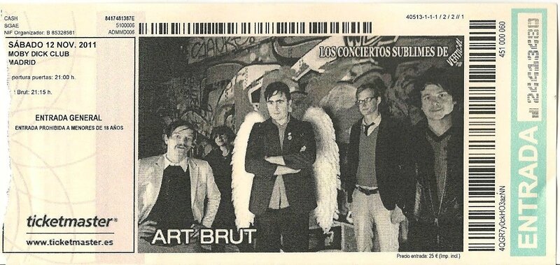 2011 11 Art Brut Moby Dick Club Billet