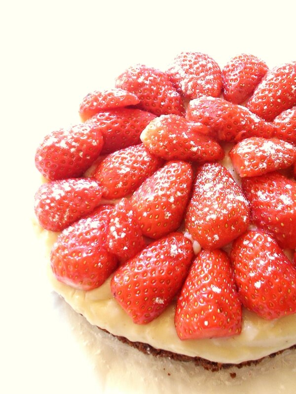 tarte aux fraises facile2