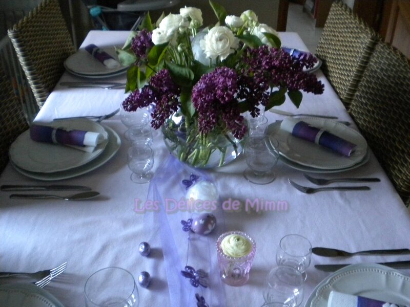 Table poétique de Pâques autour du lilas 9