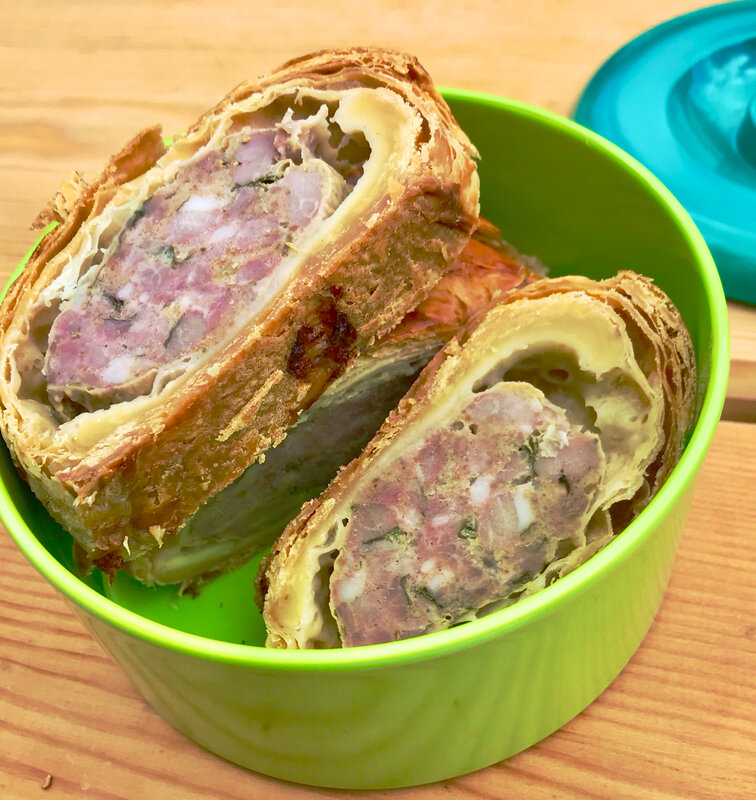 tranche de pâté presque lorrain