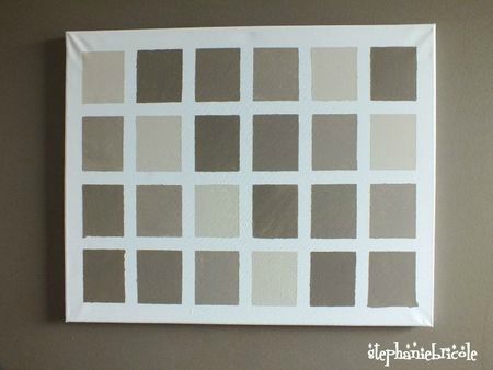 tuto home deco, faire soi-même un cadre contemporain, dit wall decor