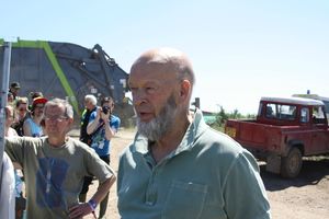 Michael Eavis Crispin Aubrey Glastonbury festival 2011