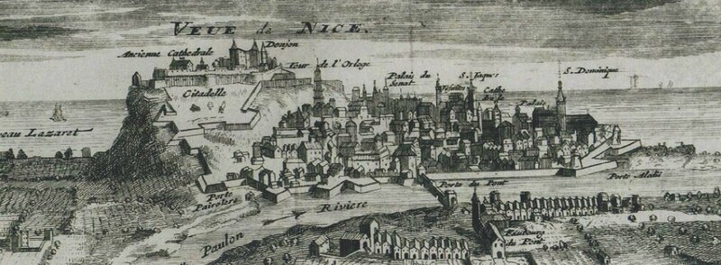 b Nice et de sa citadelle en 1691