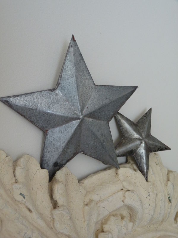 étoiles en métal décapées
