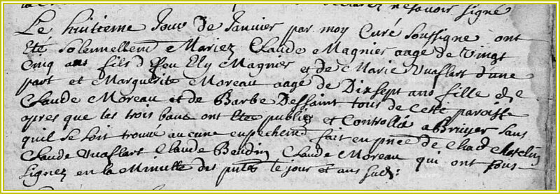 AD02 - 5 Mi 0133 - MAGNIER - MOREAU - Mariage