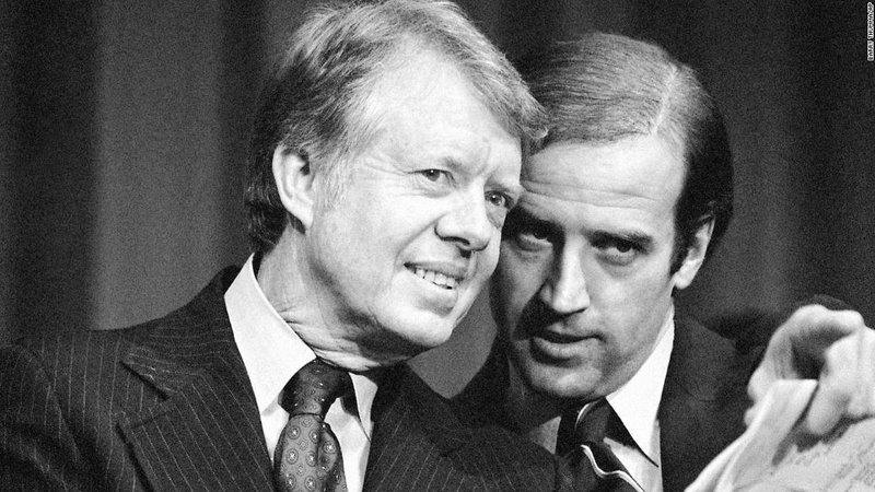 Joe Biden with Jimmy Carter