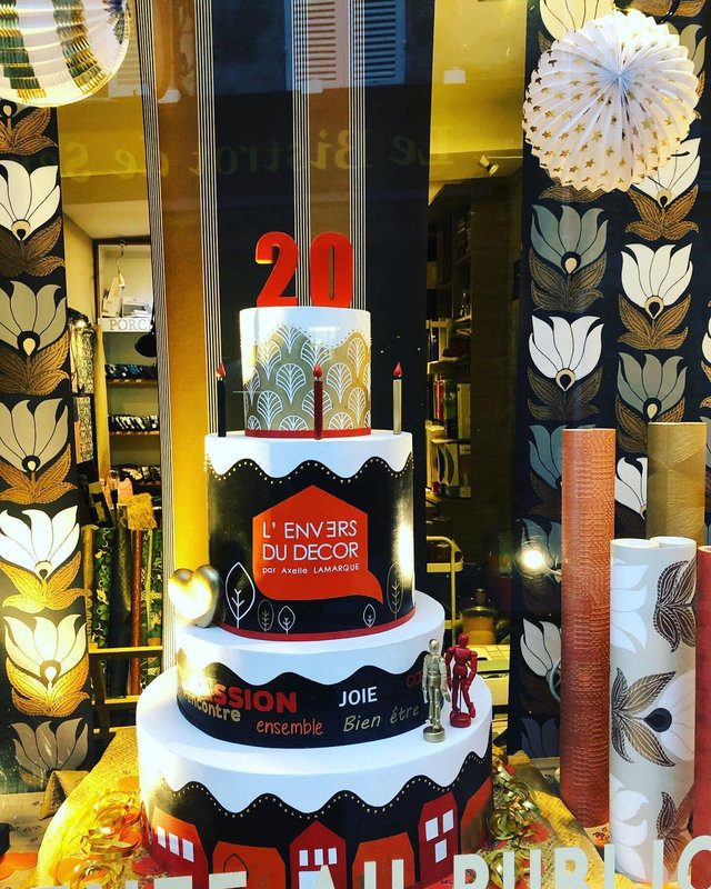 Gâteau de vitrine, L'Envers du décor, Senlis