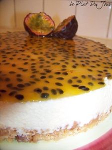 Bavarois au chocolat blanc, noix de coco et fruit de la passion recettes dessert Mousse au chocolat blanc Valrhona