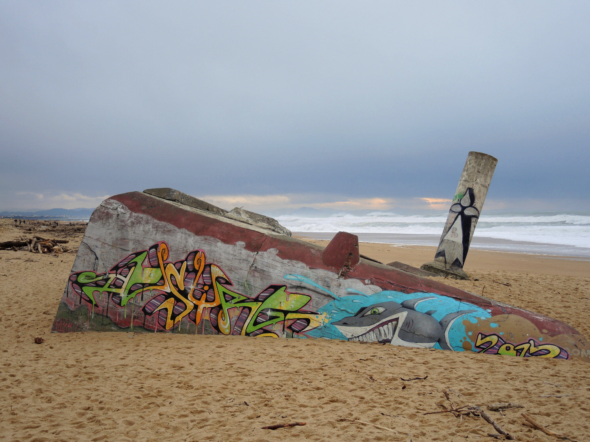 Tarnos, plage du Métro, blockhaus