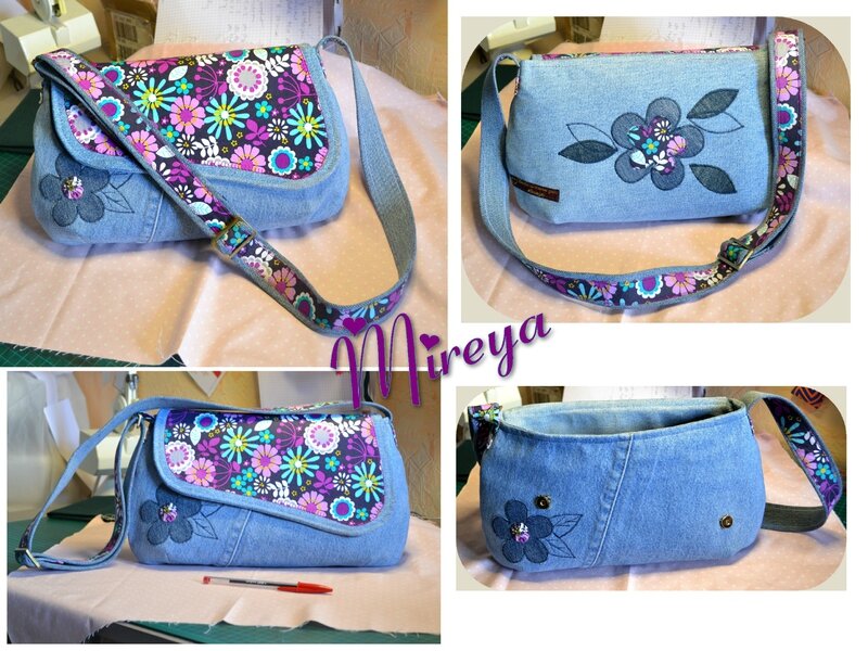 Bolso en jean con flores2