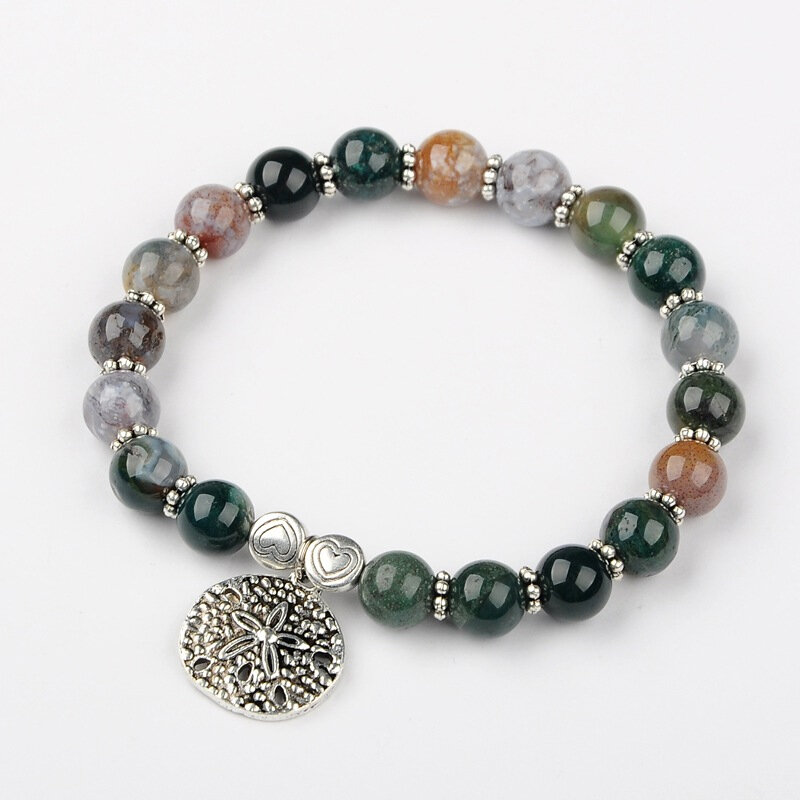 bracelet-en -agate-avec-breloques