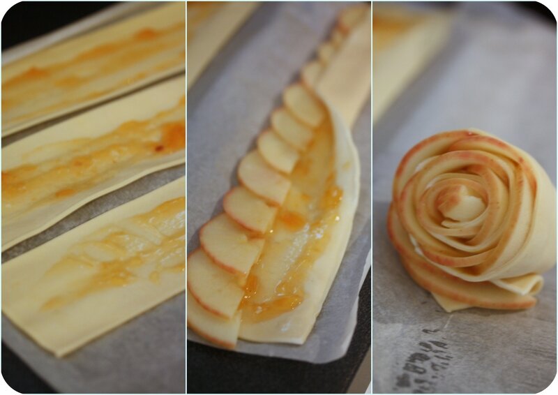 roses feuilletees aux pommes blog chez requia cuisine et confidences