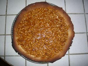 tarte aux noix caramélisées