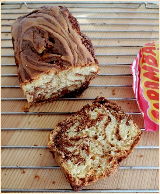 cake marbré au carambar