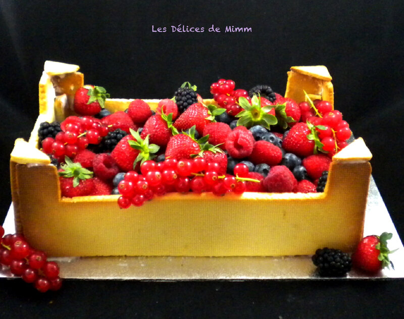 Mon gâteau Cagette de fruits