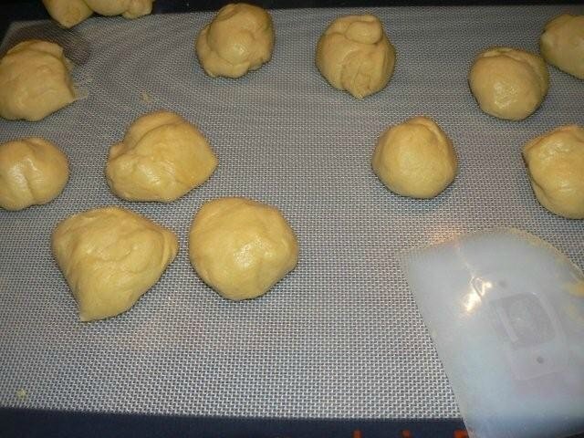 Les boules de pâte