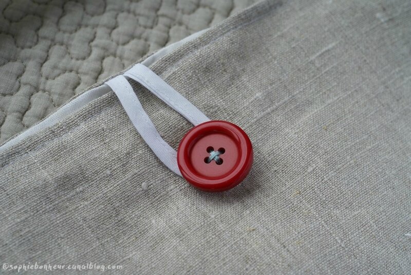 sac tricot bouton