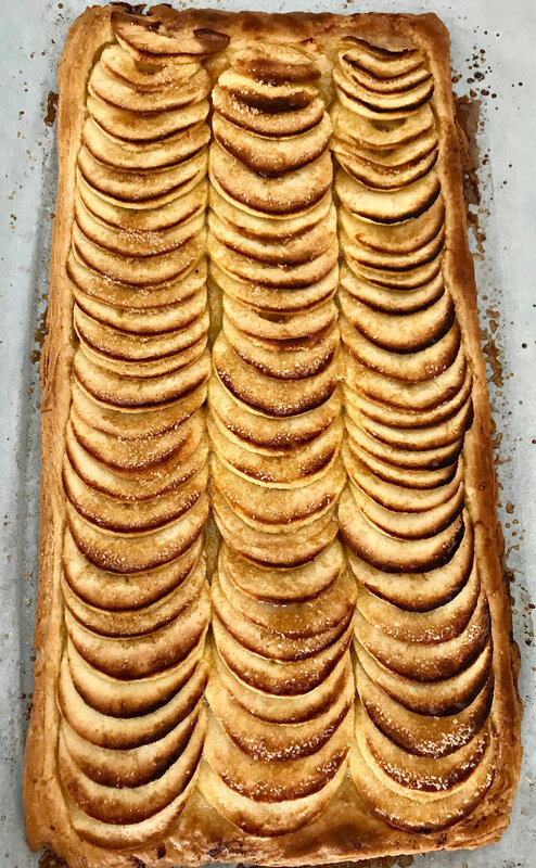 tarte fine feuilletée aux pommes