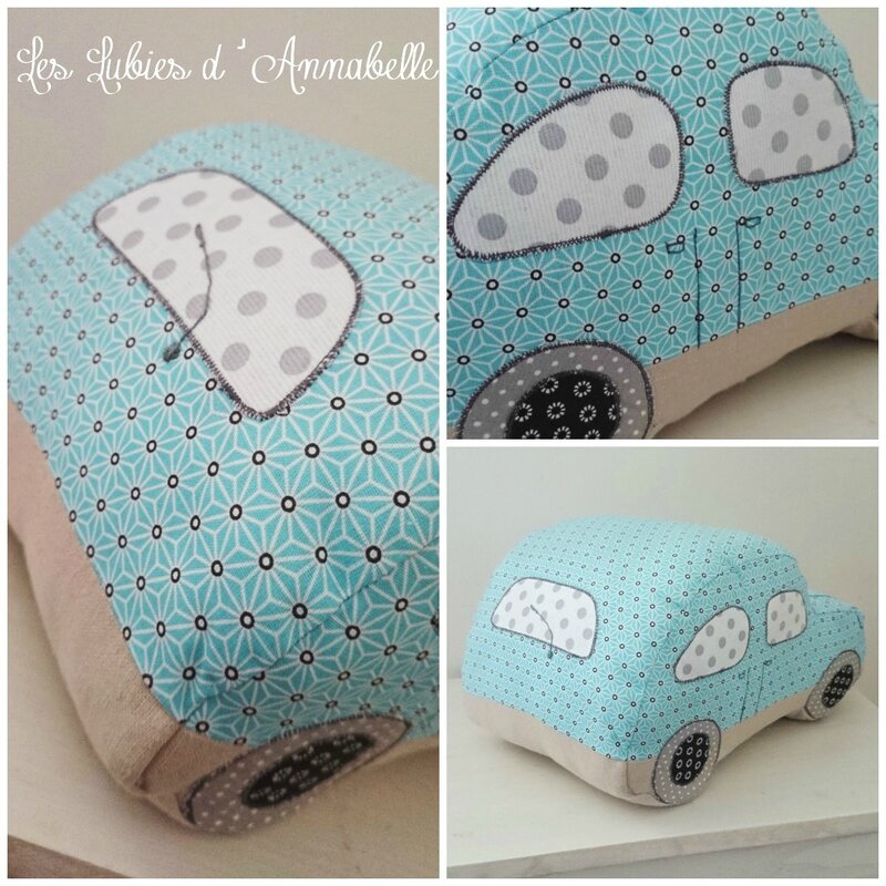 coussin doudou voiture dodoche