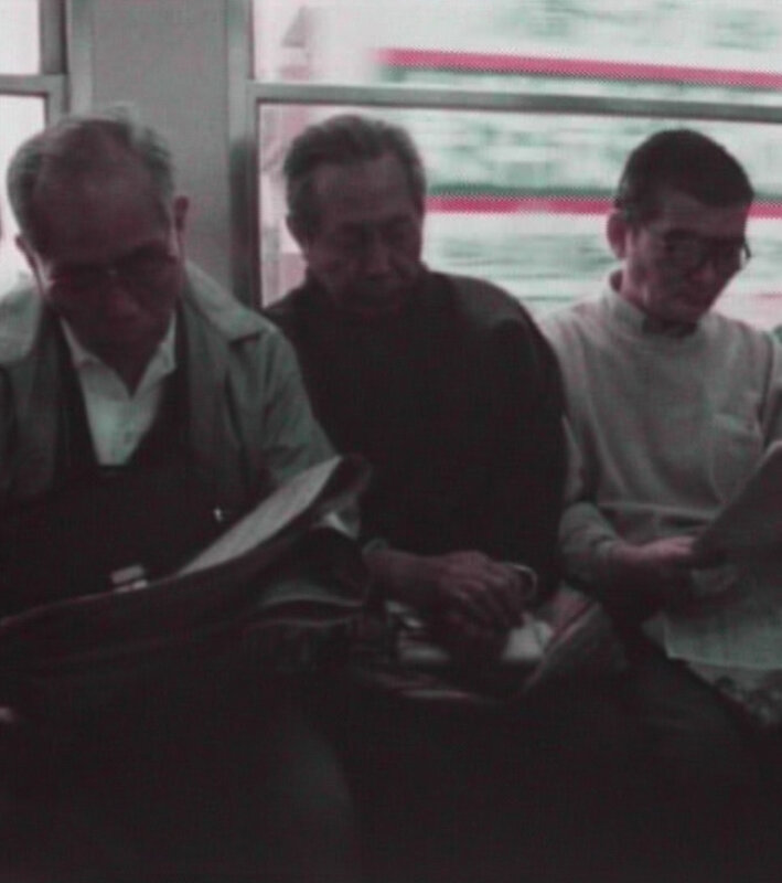 Oshida dans le métro