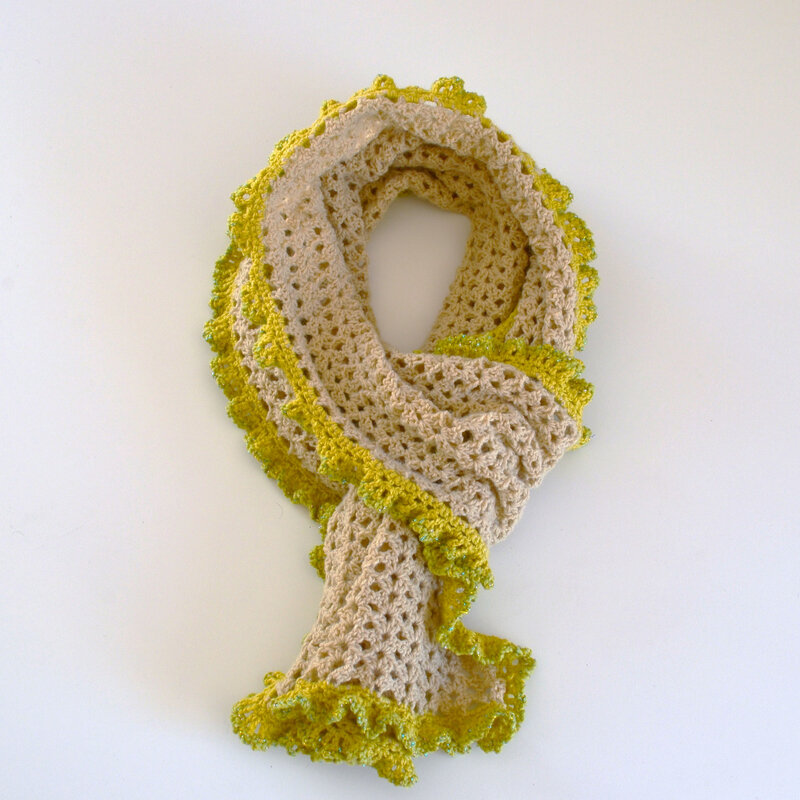 Echarpe volantée-laine-crochet-La chouette bricole (17)