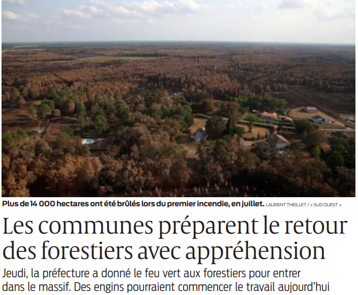 2022 08 30 SO Les communes préparent le retour des forestiers avec appréhension