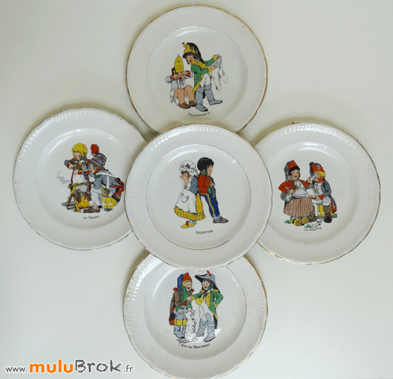 Assiette-Ste-AMANDINOISE-Enfant-Régiment-1-muluBrok-Vintage