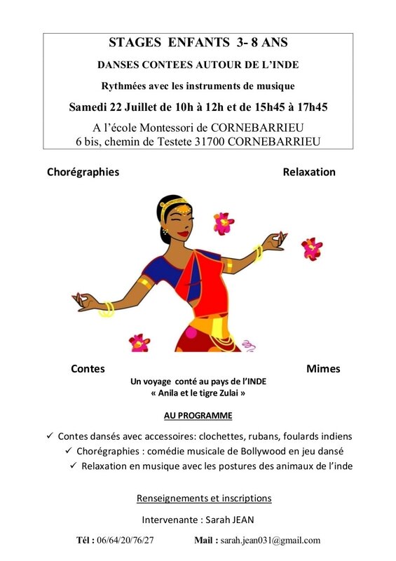 STAGE ENFANTS CORNEBARRIEU JUILLET 2017 pdf