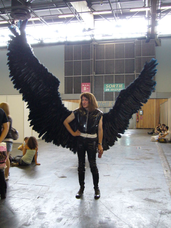 Cosplay avec des ailes