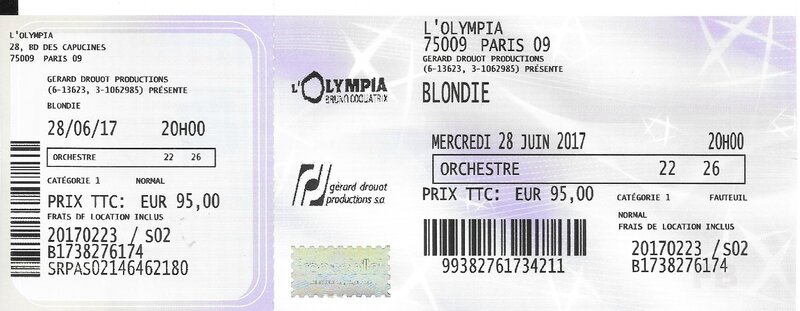 2017 06 28 Blondie Olympia Billet