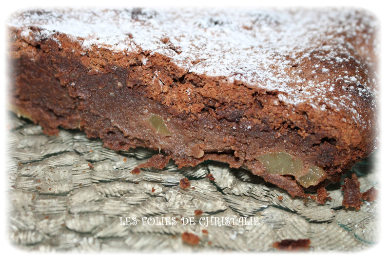 Brownie poires 11