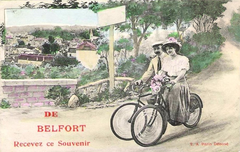 CPA De Belfort Recevez ce Souvenir