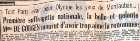 olympe à Paris