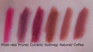 NYX_long_pencils_plush_red__prune__current__nutmeg__natural__coffee