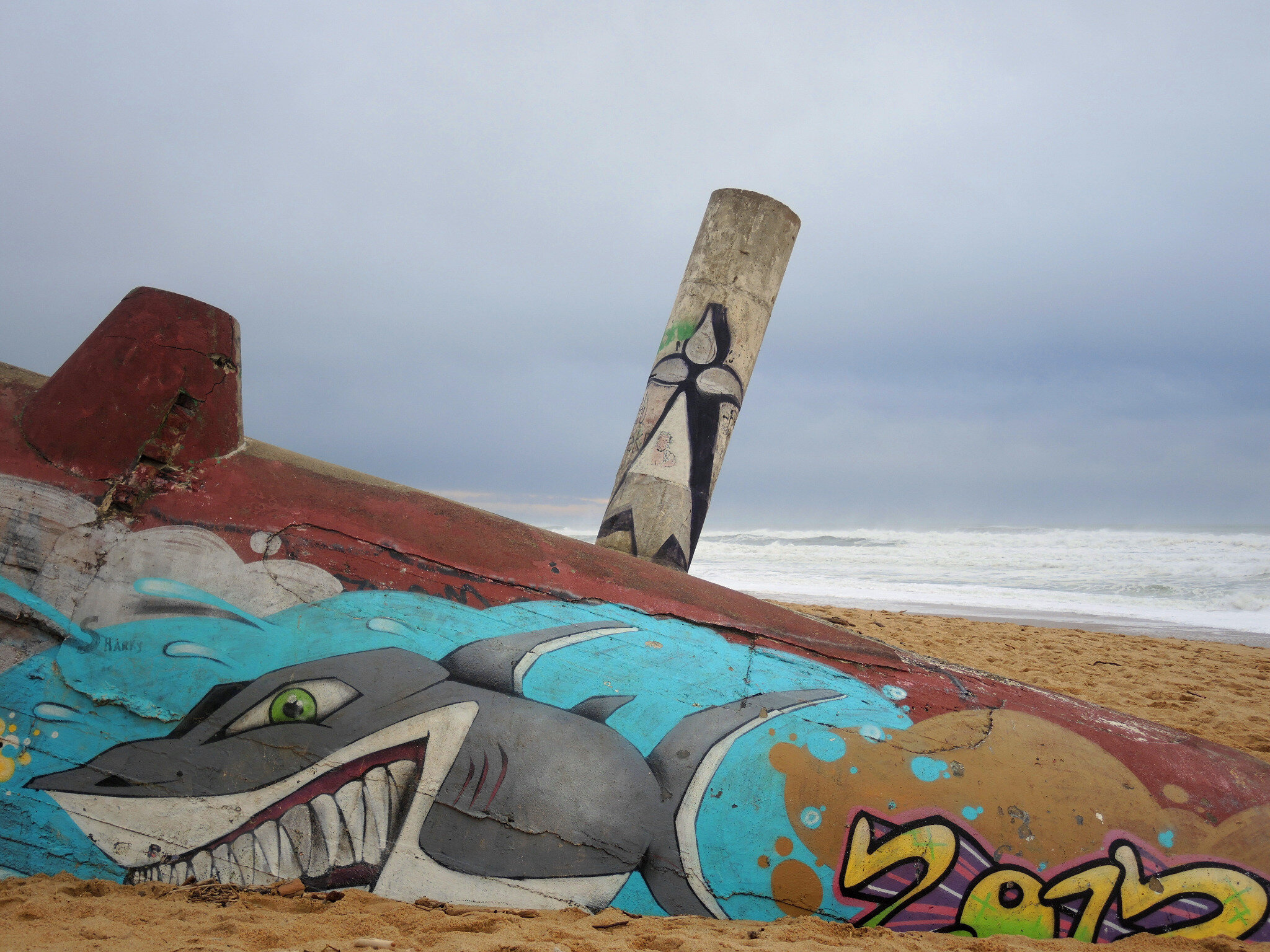 Tarnos, plage du Métro, blockhaus