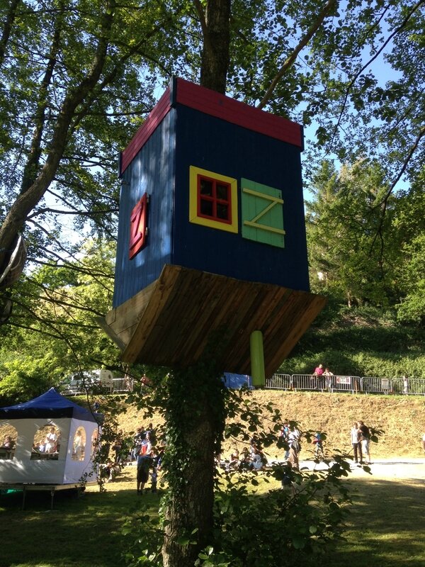 Les Hétéroclites festival 2015 Saint-Lo vallon de la Dollée installaton landart