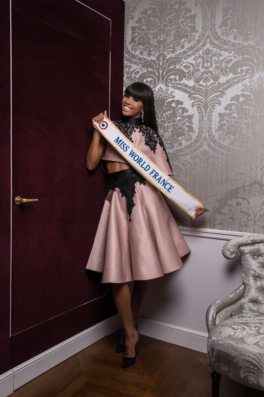 Morgane Edvige Miss world France 2016 en tenue Martial Tapolo collection 2016