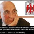 Max Gallo et l'annexion de Nice: Mensonge ou ignorance ?