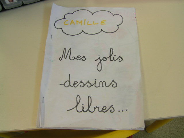 Page De Garde Cahier De Dessin Libre Maternelle à Imprimer Le tour de ma classe