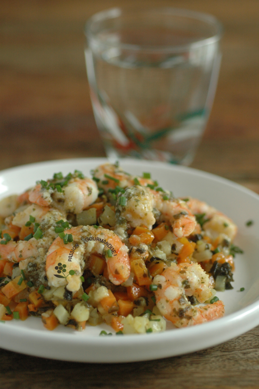 Brunoise de légumes au tartare d'algues_2