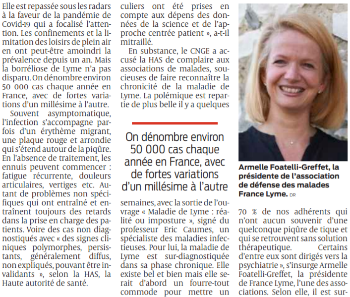2021 06 27 SO La controverse sans fin autour de la maladie de Lyme3